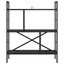 Bogreol 5 niveauer 75 x 30 x 91 cm Konstrueret træ Sort eg