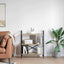 Bogreol 5 niveauer 75 x 30 x 91 cm Konstrueret træ Sonoma eg