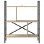 Bogreol 5 niveauer 75 x 30 x 91 cm Konstrueret træ Sonoma eg
