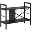 Bogreol 3 niveauer 75 x 30 x 58,5 cm Konstrueret træ Sort eg