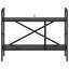 Bogreol 3 niveauer 75 x 30 x 58,5 cm Konstrueret træ Sort eg