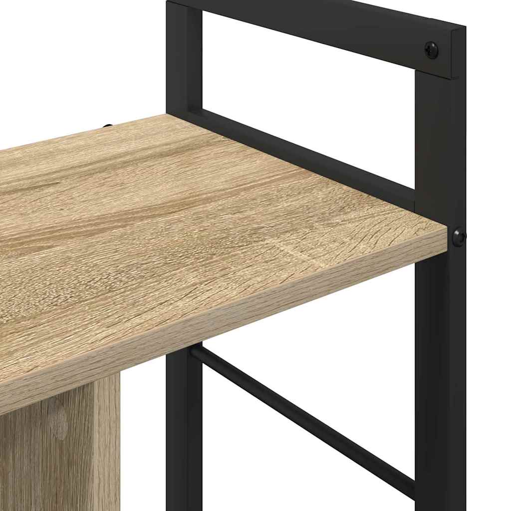 Bogreol Sonoma eg 75 x 30 x 58,5 cm Konstrueret træ