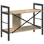 Bogreol 3 niveauer 75 x 30 x 58,5 cm Konstrueret træ Sonoma eg