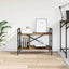 Bogreol 3 niveauer 75 x 30 x 58,5 cm Konstrueret træ Røget eg