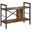 Bogreol 3 niveauer 75 x 30 x 58,5 cm Konstrueret træ Røget eg