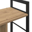 Bogreol 3 niveauer 75 x 30 x 58,5 cm Konstrueret træ