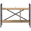 Bogreol 3 niveauer 75 x 30 x 58,5 cm Konstrueret træ