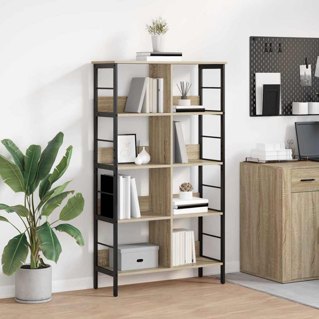 Bogreol Sonoma eg 82 x 32 x 144,5 cm Konstrueret træ