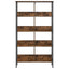 Bogreol Røget eg 82 x 32 x 144,5 cm Konstrueret træ