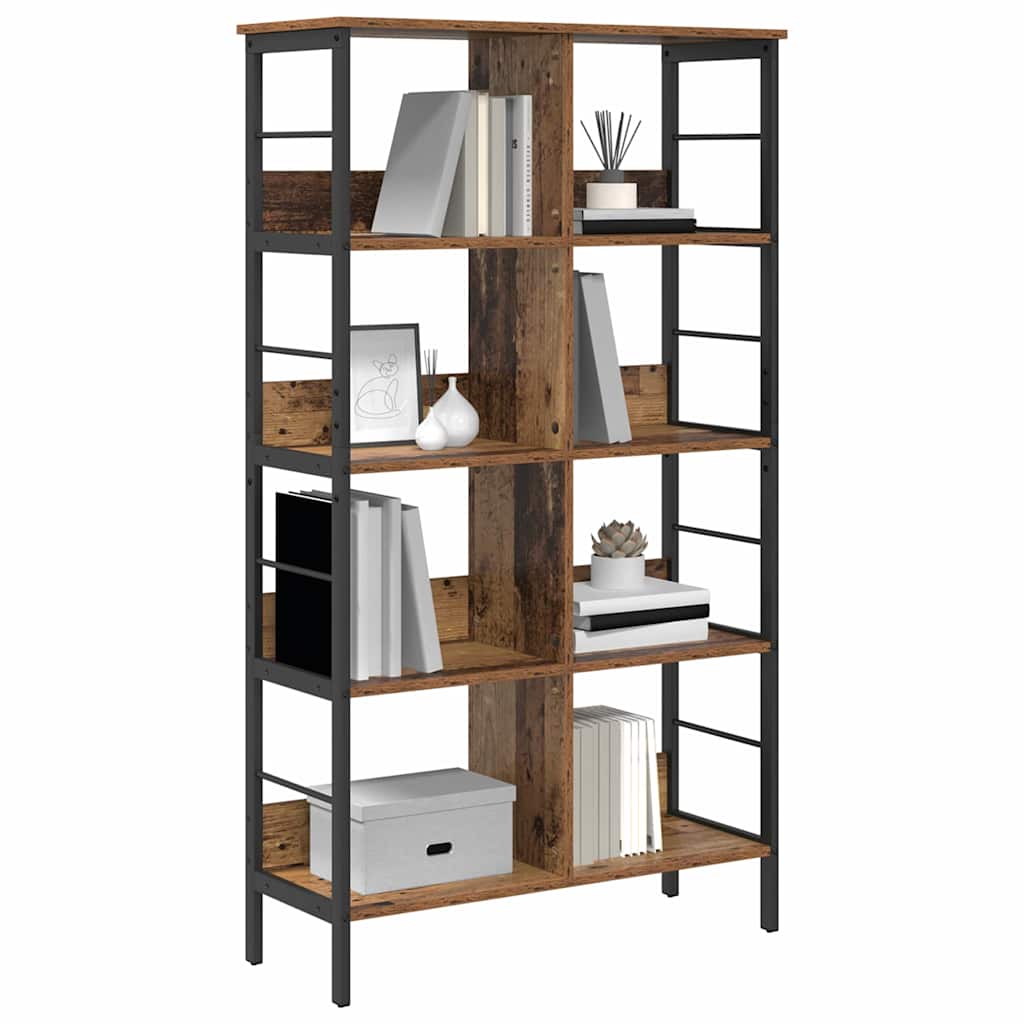 Bogreol Gammelt træ 82 x 32 x 144,5 cm Konstrueret træ