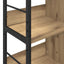 Bogreol 8 niveauer 82 x 32 x 144,5 cm Konstrueret træ