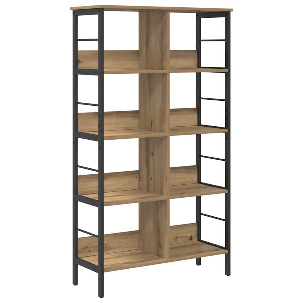 Bogreol 8 niveauer 82 x 32 x 144,5 cm Konstrueret træ