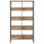 Bogreol 8 niveauer 82 x 32 x 144,5 cm Konstrueret træ
