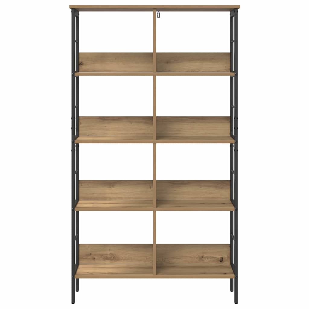 Bogreol 8 niveauer 82 x 32 x 144,5 cm Konstrueret træ