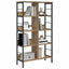 Bogreol 8 niveauer 82 x 32 x 144,5 cm Konstrueret træ