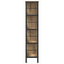 Bogreol 8 niveauer 82 x 32 x 144,5 cm Konstrueret træ