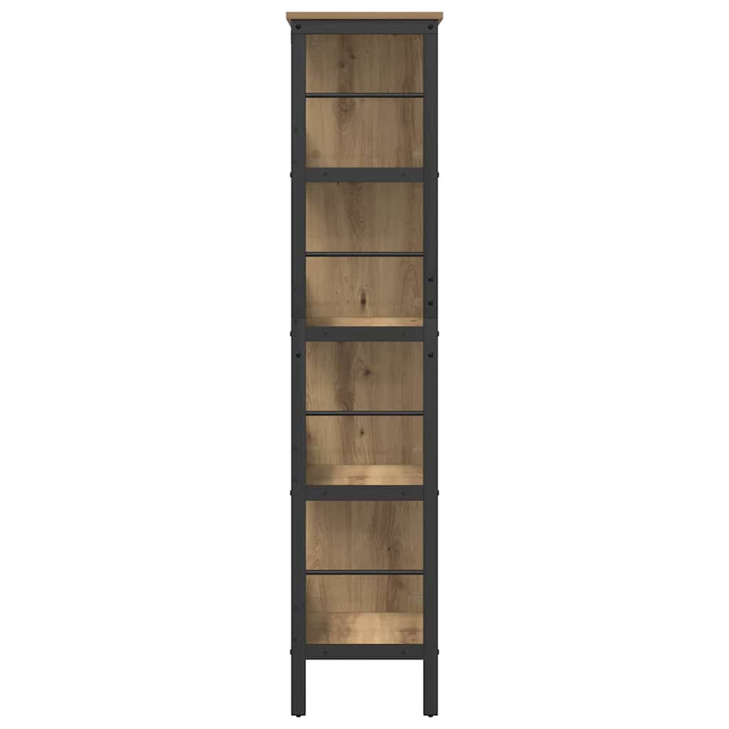 Bogreol 8 niveauer 82 x 32 x 144,5 cm Konstrueret træ