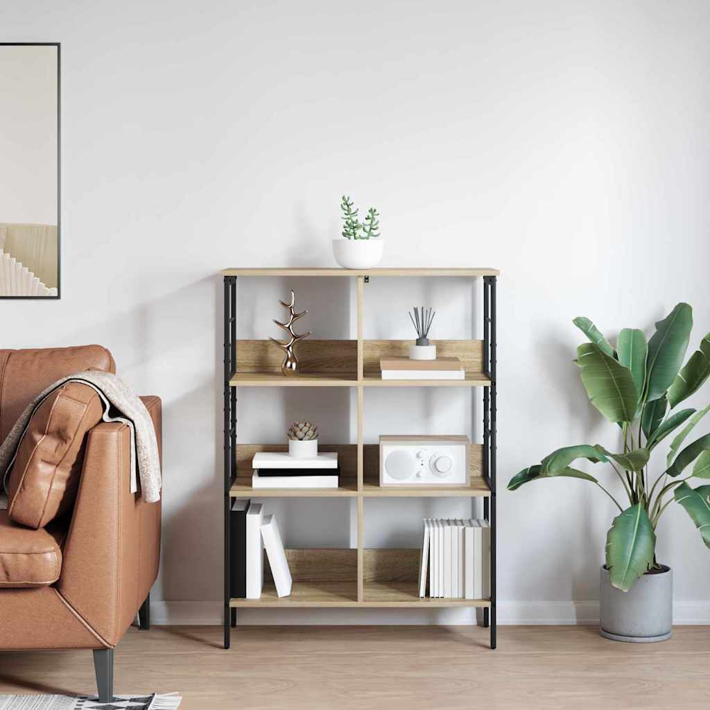 Bogreol Sonoma eg 82 x 32 x 112 cm Konstrueret træ