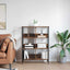 Bogreol Røget eg 82 x 32 x 112 cm Konstrueret træ