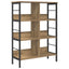 Bogreol 6 niveauer 82 x 32 x 112 cm Konstrueret træ
