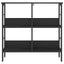Bogreol Sort eg 82 x 32 x 79 cm Konstrueret træ