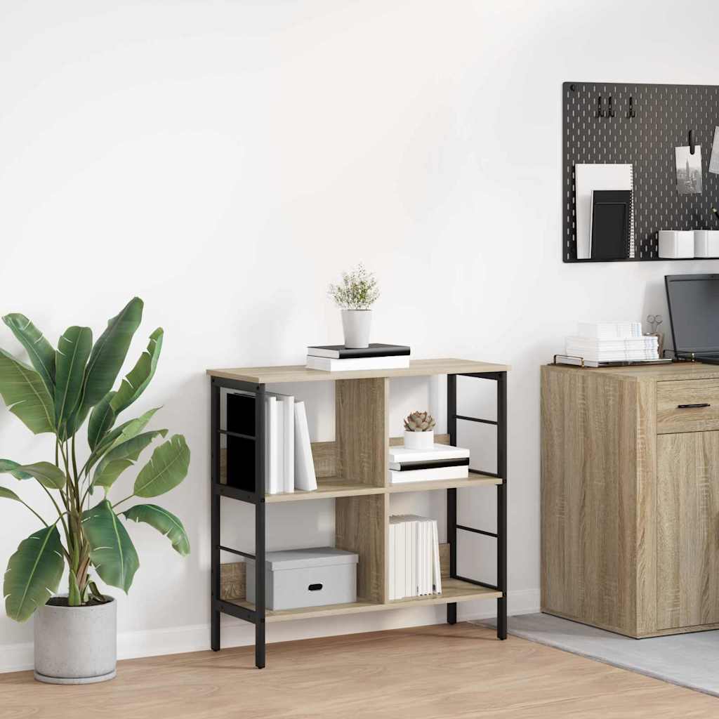 Bogreol Sonoma eg 82 x 32 x 79 cm Konstrueret træ