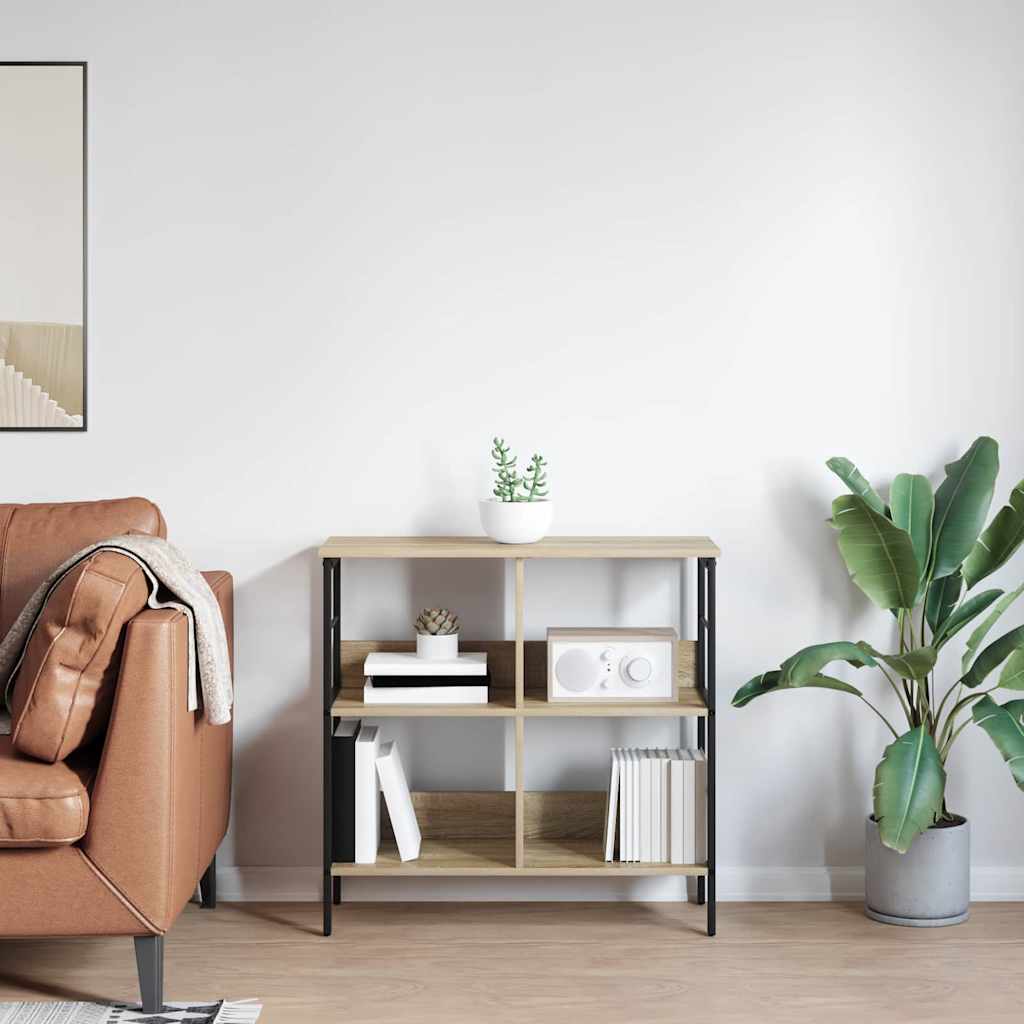 Bogreol Sonoma eg 82 x 32 x 79 cm Konstrueret træ