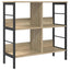 Bogreol Sonoma eg 82 x 32 x 79 cm Konstrueret træ