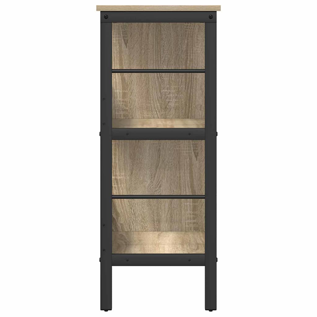 Bogreol Sonoma eg 82 x 32 x 79 cm Konstrueret træ