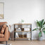 Bogreol 4 niveauer 82 x 32 x 79 cm Konstrueret træ