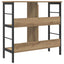 Bogreol 4 niveauer 82 x 32 x 79 cm Konstrueret træ