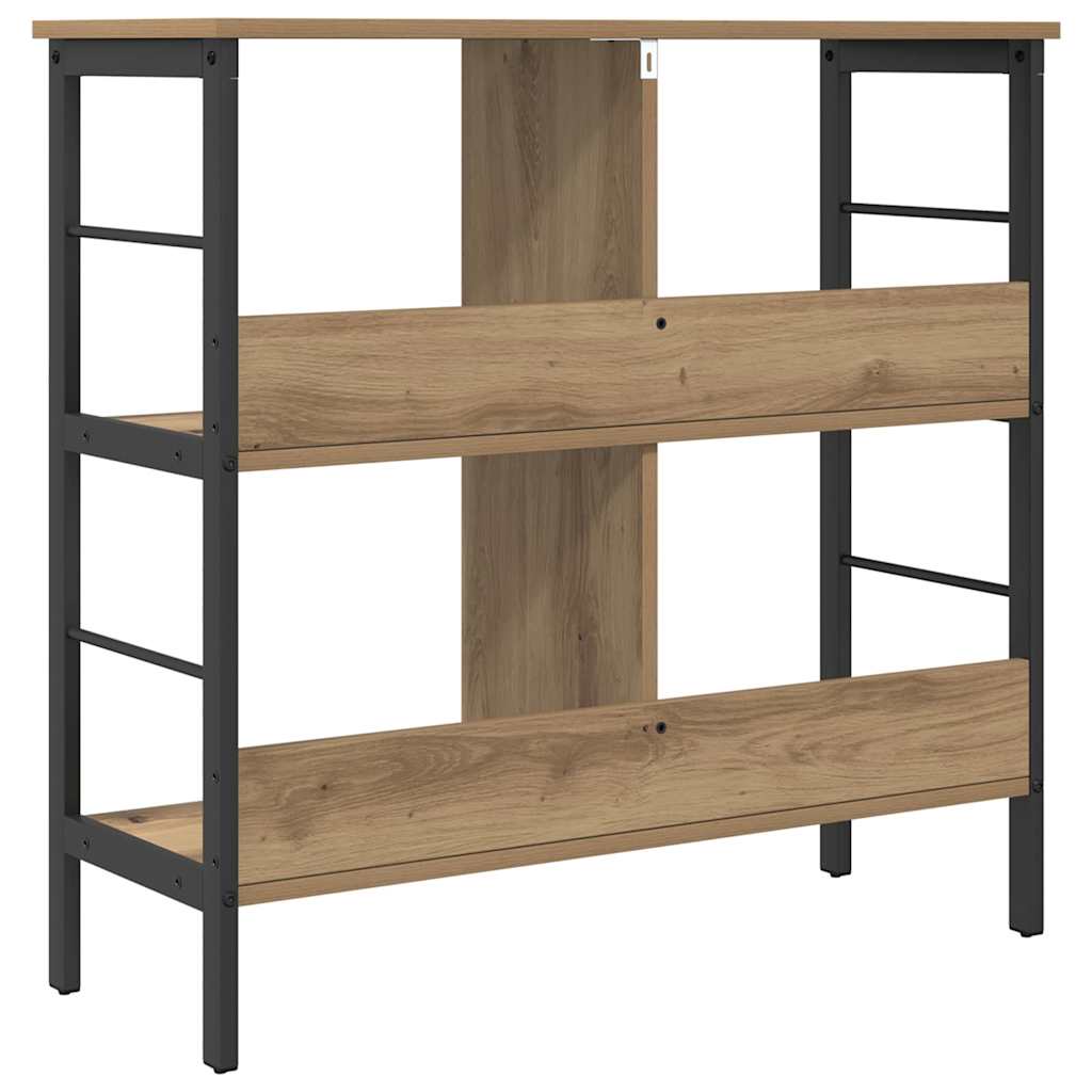 Bogreol 4 niveauer 82 x 32 x 79 cm Konstrueret træ