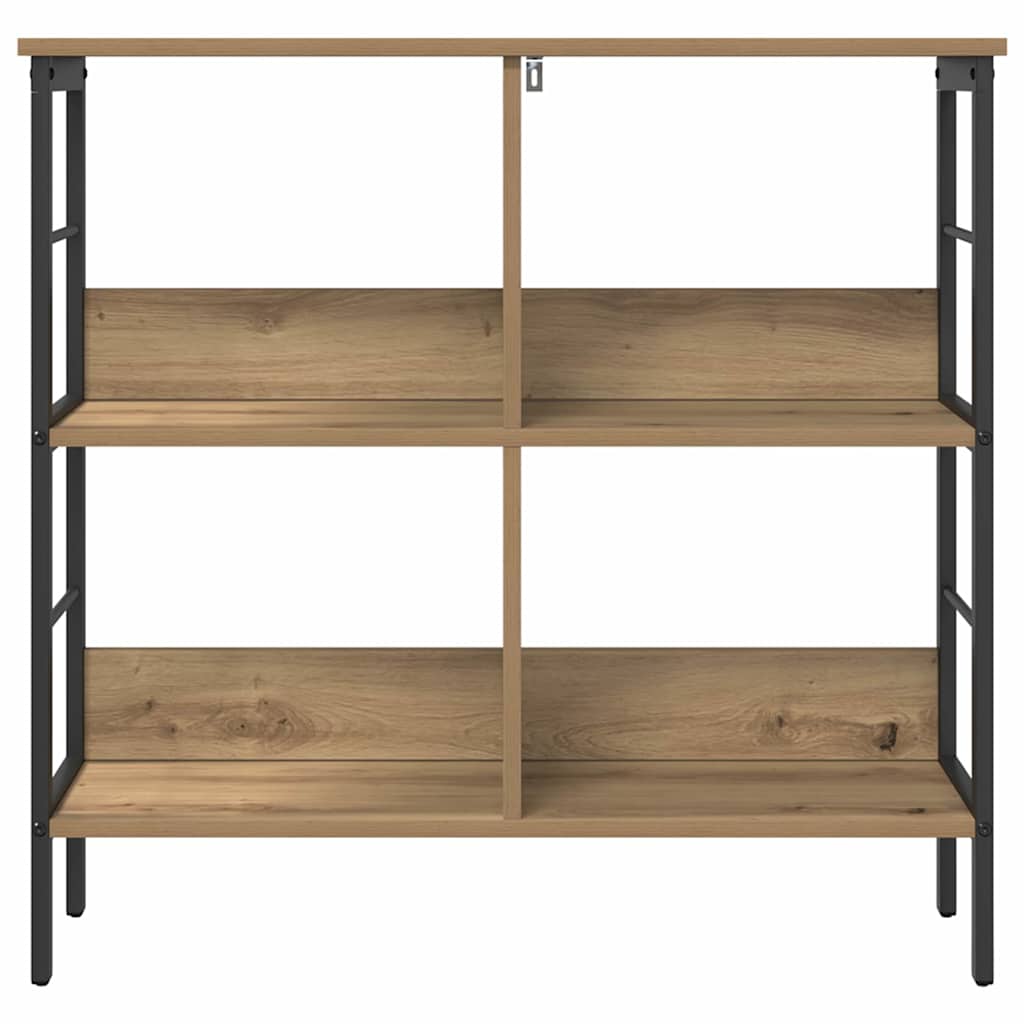 Bogreol 4 niveauer 82 x 32 x 79 cm Konstrueret træ