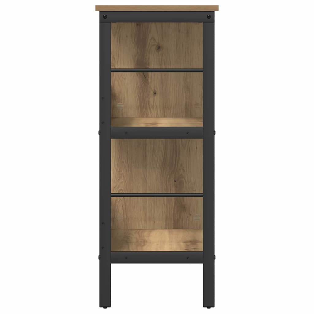 Bogreol 4 niveauer 82 x 32 x 79 cm Konstrueret træ