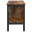 Bogreol Røget eg 82 x 32 x 47 cm Konstrueret træ