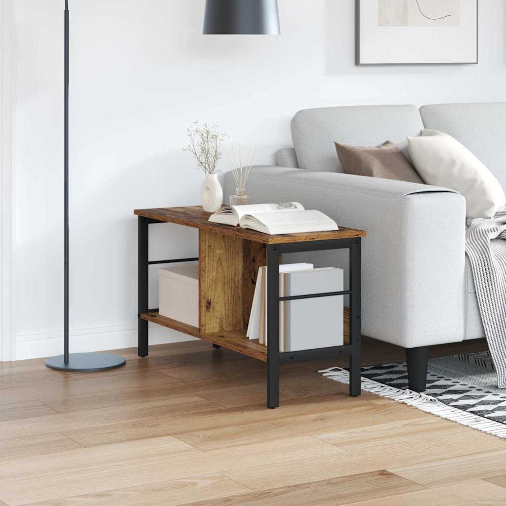 Bogreol Gammelt træ 82 x 32 x 47 cm Konstrueret træ billede
