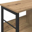 Bogreol 2 niveauer 82 x 32 x 47 cm Konstrueret træ