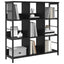 Bogreol Sort eg 102 x 32 x 104,5 cm Konstrueret træ