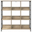 Bogreol Sonoma eg 102 x 32 x 104,5 cm Konstrueret træ