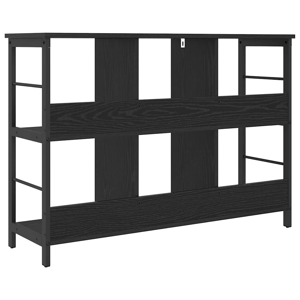 Bogreol Sort eg 102 x 32 x 72,5 cm Konstrueret træ