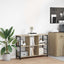 Bogreol Sonoma eg 102 x 32 x 72,5 cm Konstrueret træ