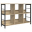 Bogreol Sonoma eg 102 x 32 x 72,5 cm Konstrueret træ