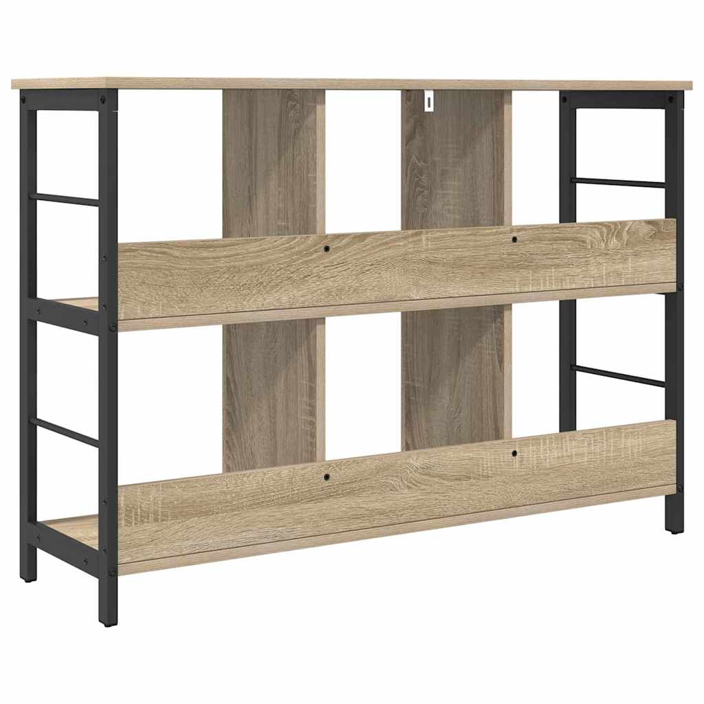 Bogreol Sonoma eg 102 x 32 x 72,5 cm Konstrueret træ
