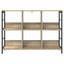 Bogreol Sonoma eg 102 x 32 x 72,5 cm Konstrueret træ
