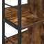 Bogreol Røget eg 102 x 32 x 72,5 cm Konstrueret træ