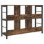 Bogreol Røget eg 102 x 32 x 72,5 cm Konstrueret træ