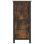 Bogreol Røget eg 102 x 32 x 72,5 cm Konstrueret træ