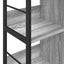 Bogreol Grå Sonoma 102 x 32 x 72,5 cm Konstrueret træ