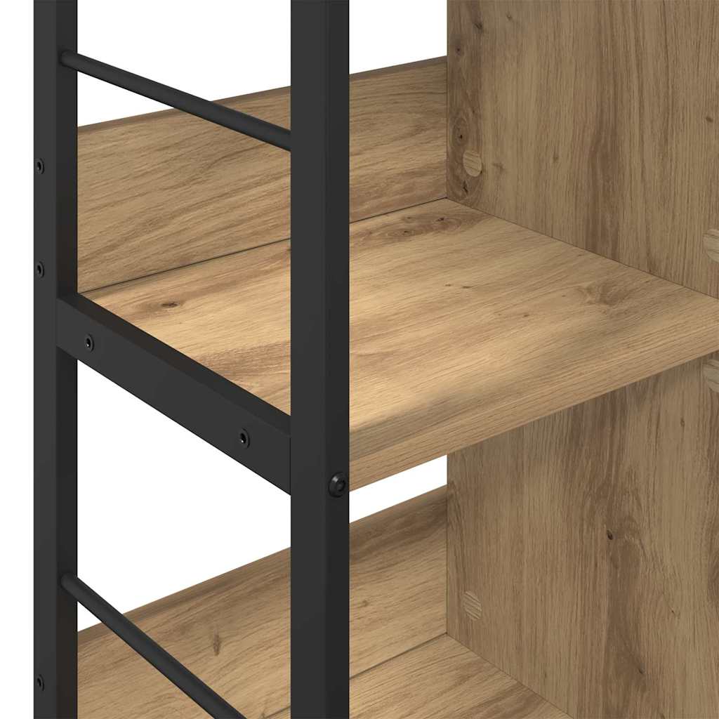 Bogreol 6 niveauer 102 x 32 x 72,5 cm Konstrueret træ