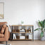 Bogreol 6 niveauer 102 x 32 x 72,5 cm Konstrueret træ